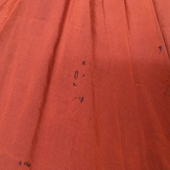 Double Breasted Burnt Orange 80s Lightweight Jacket - Picture 8 of 10